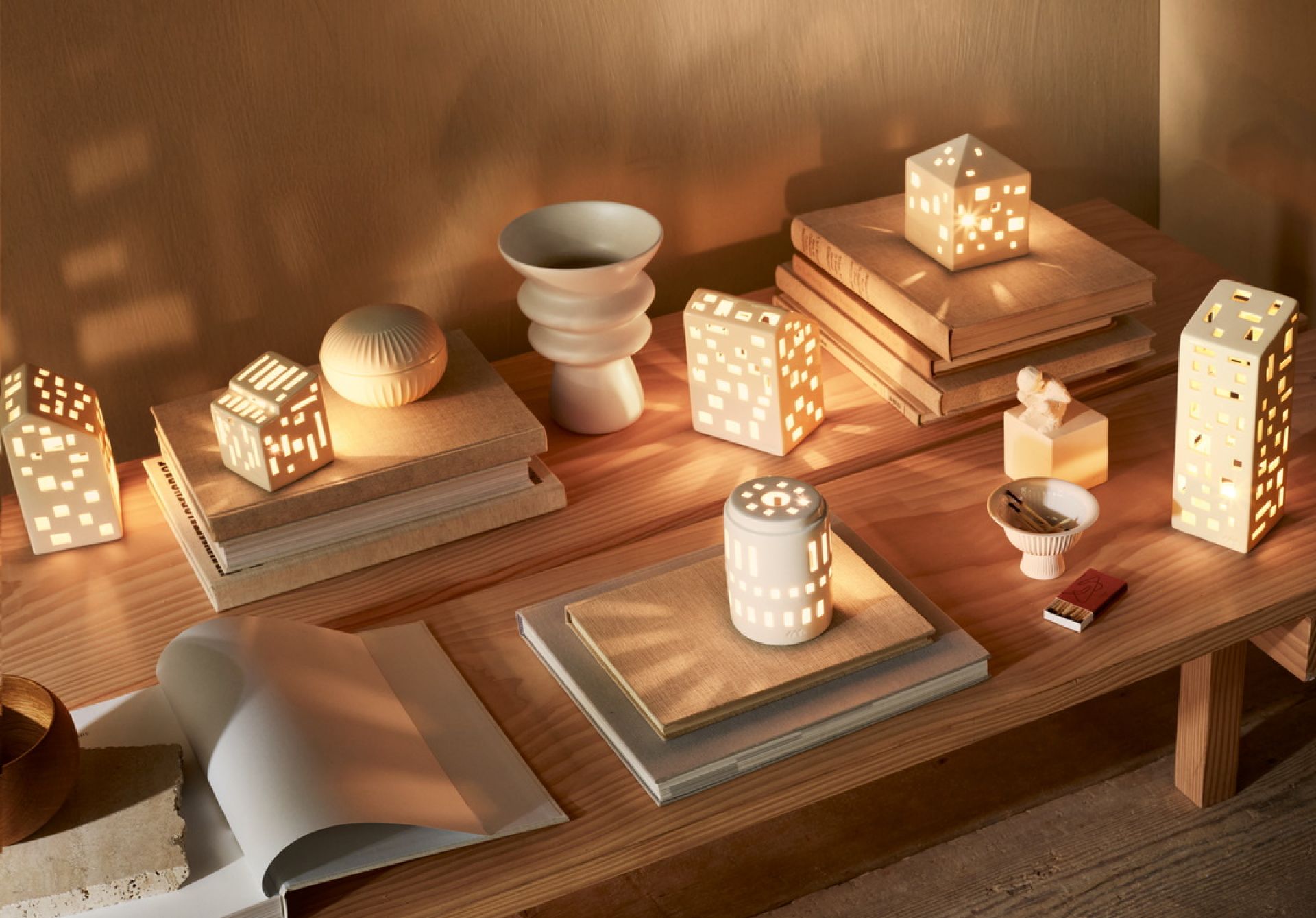 Kahler urbania tea light house cheap